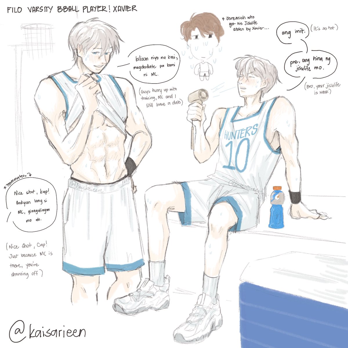 pov: ur bf xavier is training for an upcoming basketball tournament in hot philippine weather

#LoveandDeepspace #恋与深空 #恋と深空 #Xavier #沈星回 #セイヤ