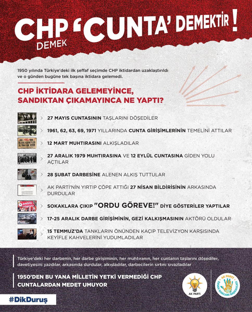 27 Nisan e-muhtırası, milli iradeye karşı yapılmak istenen bir müdahaleydi.
Milletin emanetine sahip çıkan Cumhurbaşkanımız Sayın <a href="/RTErdogan/">Recep Tayyip Erdoğan</a>, dik ve kararlı duruşuyla vesayet odaklarına geçit vermemiştir.

#DikDuruş <a href="/abuyukgumus/">Ahmet Büyükgümüş</a> <a href="/ArvasAbdulahat/">Abdulahat Arvas</a> <a href="/SamilogluFaruk/">Faruk Samiloglu</a>