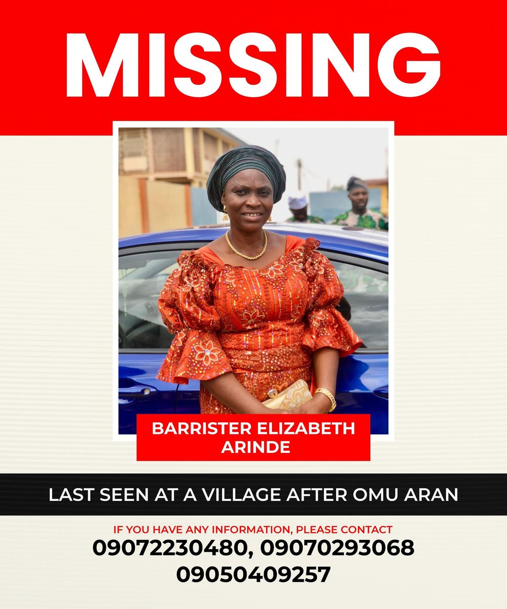 My friend's mum has been missing for a few days now, any information will be useful.
Please help repost massively.