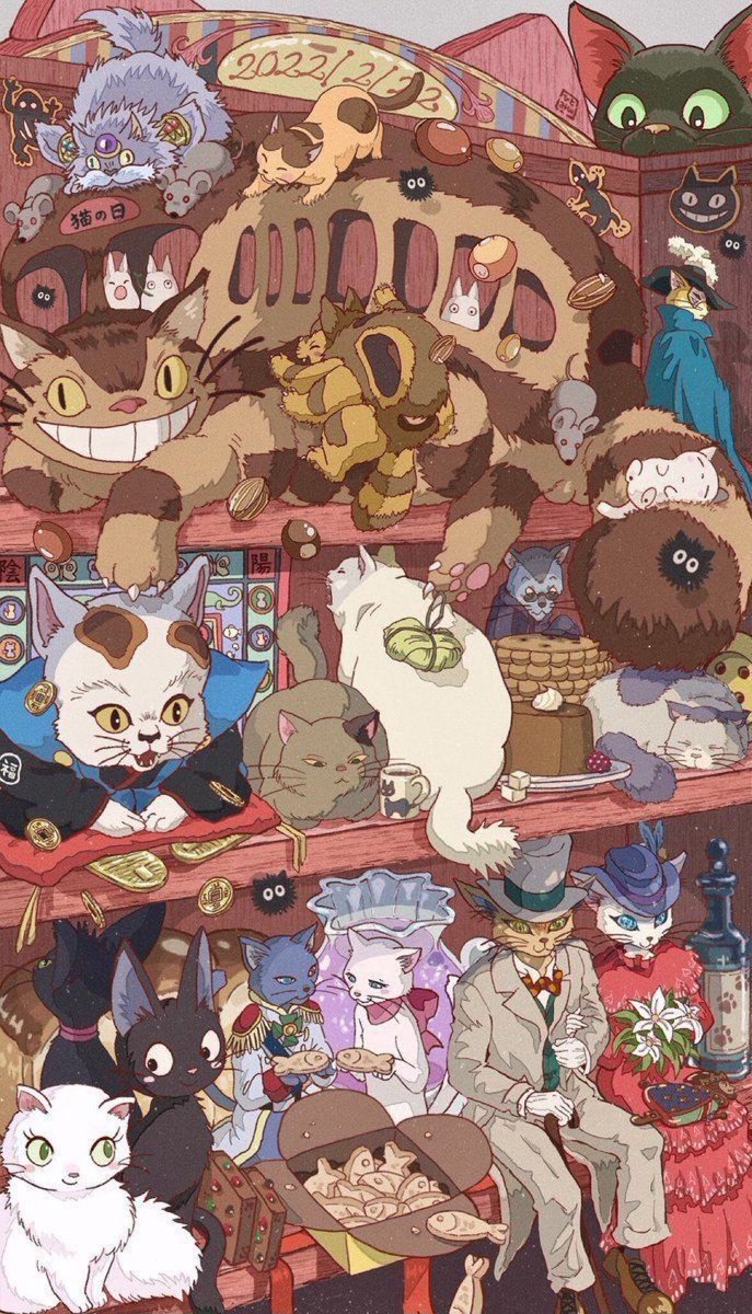 Ghibli Cats
