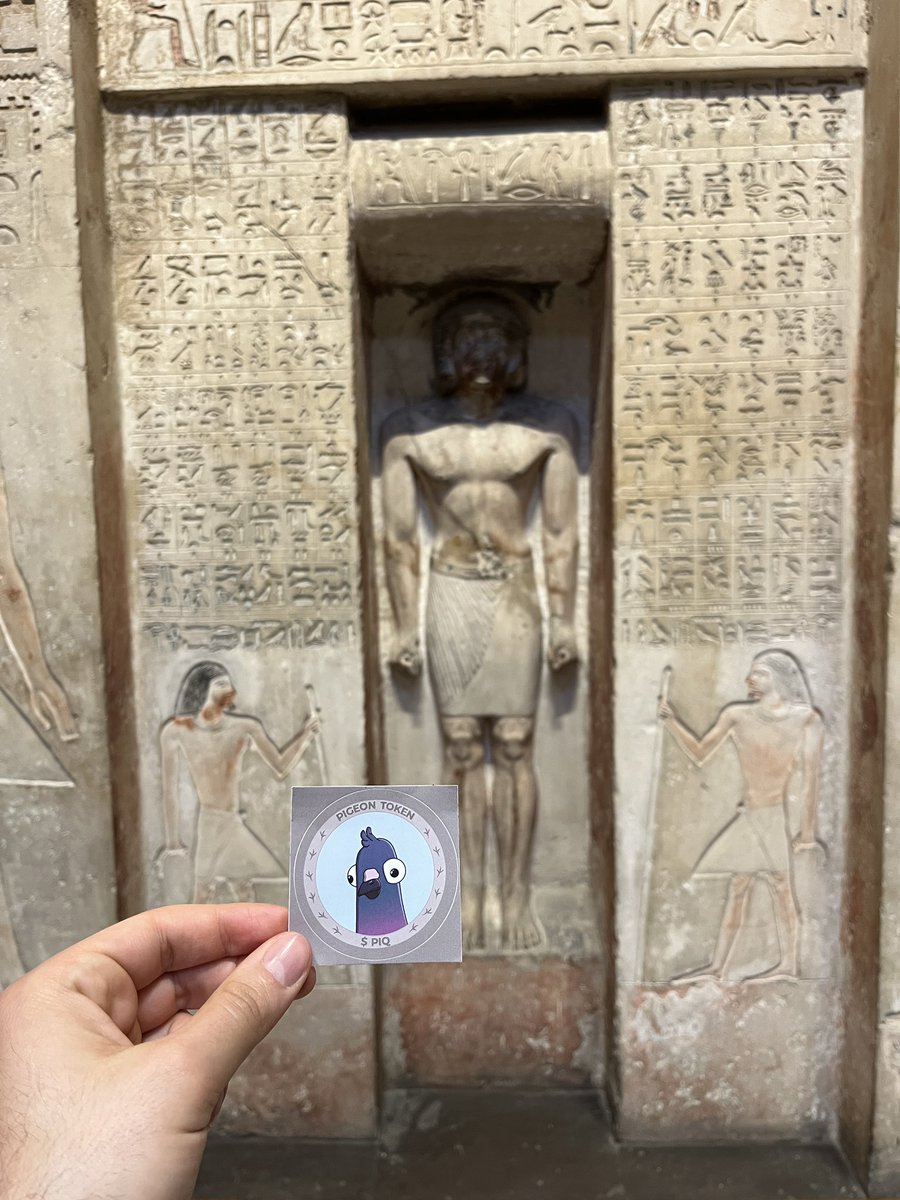 Pigeon Quest has officially landed in Egypt! A new chapter begins under the desert sun! ☀️🪶 

#Egypt #mummies #cairo #PIQ #cronos #CRO #sahara #desert
