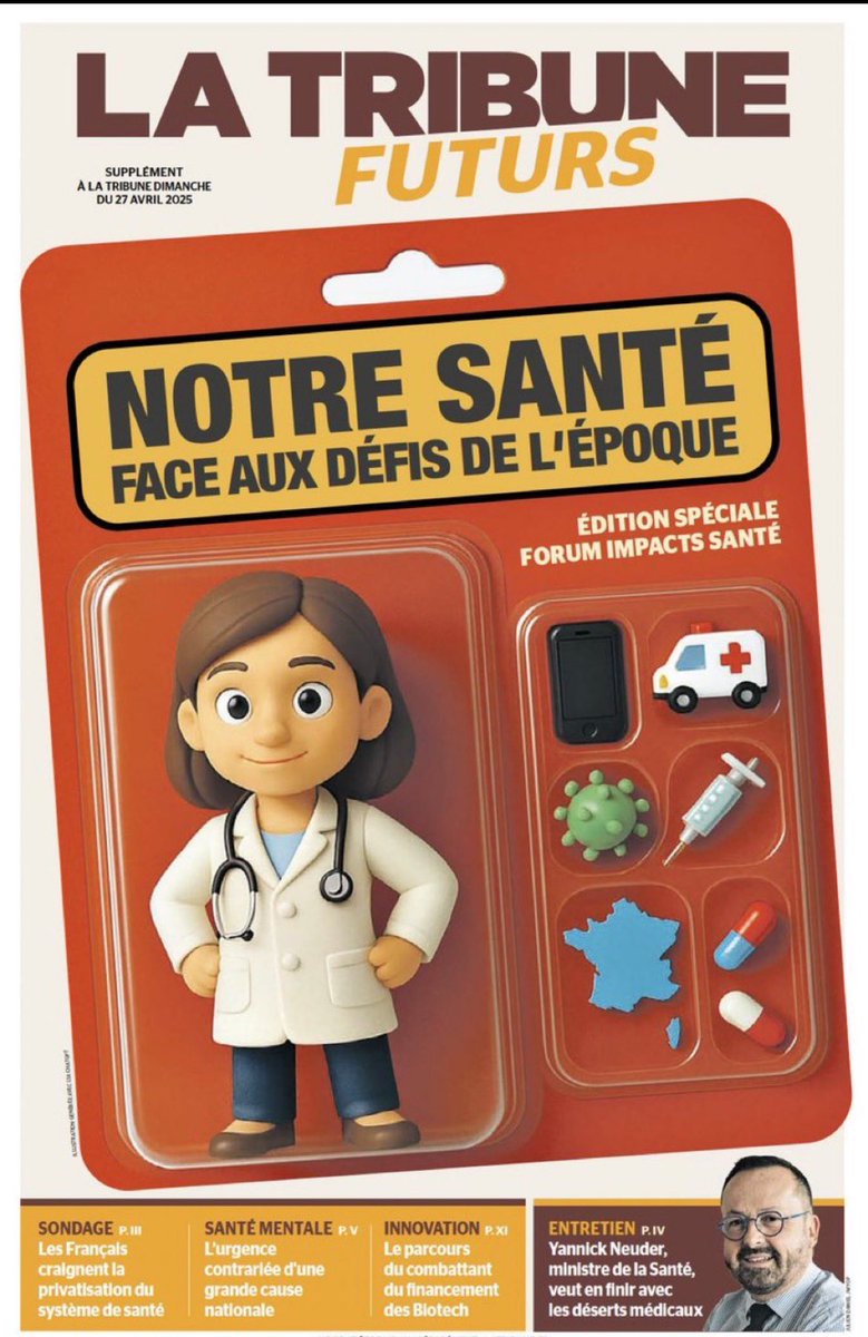 Notre #santé face aux défis de l’époque : Un supplément #LaTribuneFuturs de #LaTribuneDimanche dans vos kiosques et en numérique ! Bravo à toute la rédaction #ImpactSanté