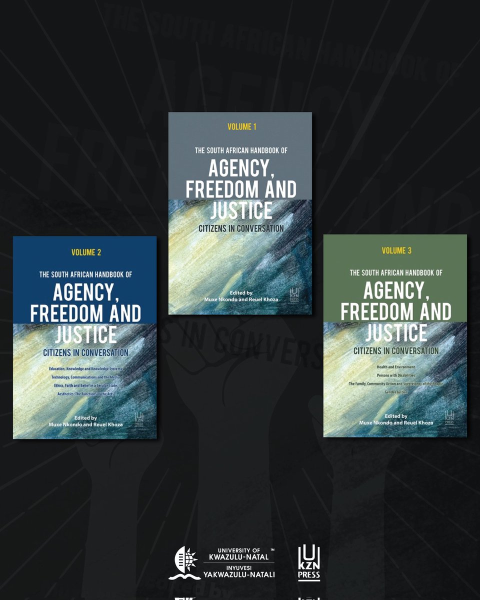 UKZNPress's tweet photo. Happy Freedom Day everyone ❤️ 🇿🇦

We are proud to have published scholarly works that fuel discussion and discourse on agency, freedom, and justice. 📚 ✨️

#freedomday2025 #ukznpress #ukzn #bookslovers #freedomagencyjustice  #books https://t.co/rbkqAUqwBe
