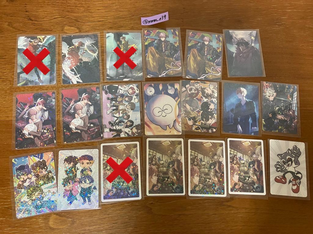 mmm_o39's tweet photo. Crazy Raccoon CR コレクションカード COLLECTION CARD 交換

【譲】画像1,2

【求】N：🍨＞👹
        R：激求＞求(画像3参照)
              
1:1~、郵送での交換
👼🏻は条件の良い方を優先させていただきます。
比率違い等も検討いたしますので、お気軽にお声掛けくださいませ。 https://t.co/cj2RRyHR7f