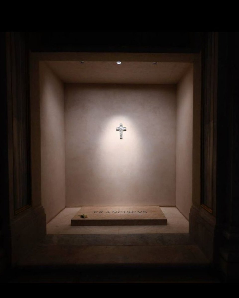 Larry Madowo (@larrymadowo) on Twitter photo This is Pope Francis' simple tomb inside the Basilica of St. Mary Major in Rome This is Pope Francis' simple tomb inside the Basilica of St. Mary Major in Rome