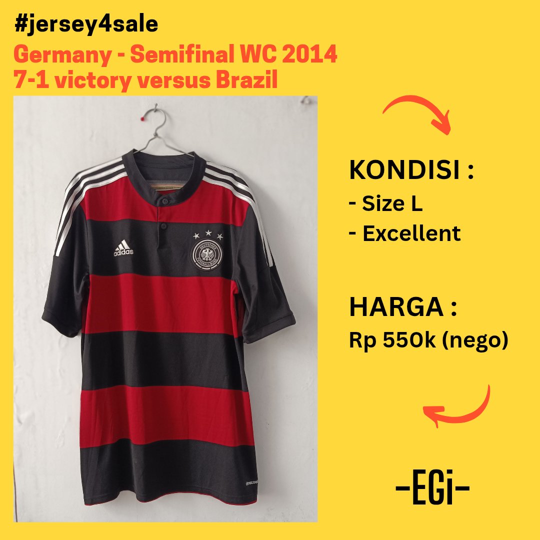 ginanjar's tweet photo. #jersey4sale #Germany https://t.co/PkuGk1FOUd