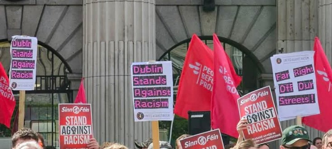 MalachyQuinnSF's tweet photo. There is no place for hate in our society. Yesterday's march was for division, not change. #standagainstracism 
#sinnfein https://t.co/RtpS2WPiwr
