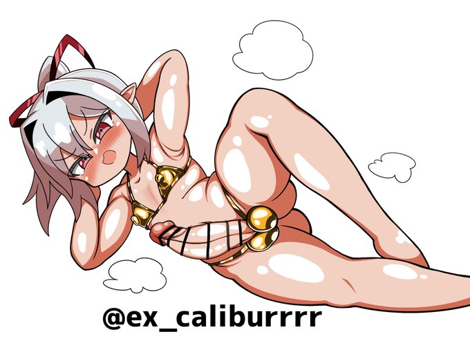 ゴールデンウィークなのでうちの子のルーシーくんに金ビキニ着てもらったやつ 