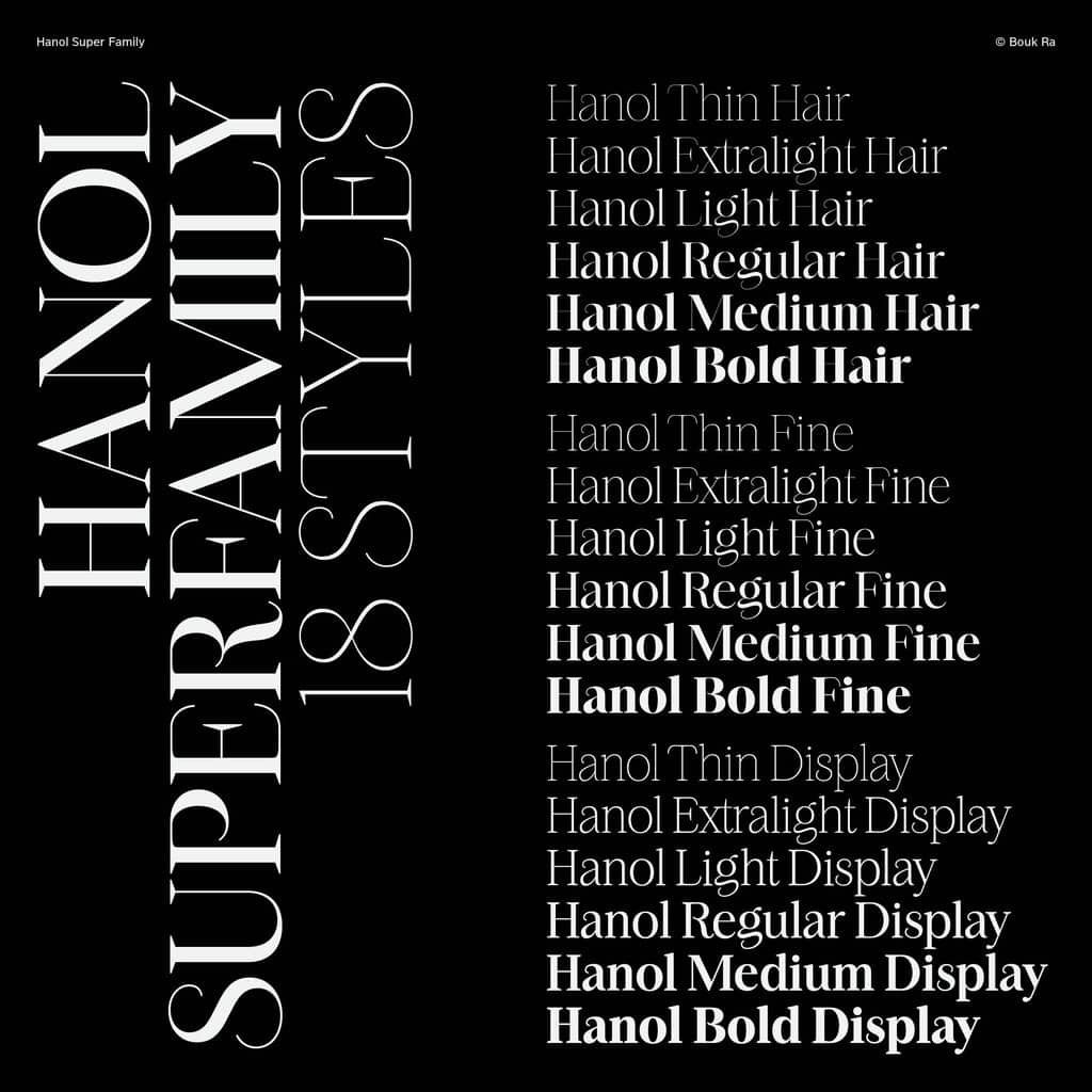 Hanol #fontfamily

Ignite your next project with a font from our catalogue. ⁠
⁠
Free trials available. ⁠
🔗 type-department.com⁠
⁠
#typedepartment #typedesign #typeface #graphicdesigner #graphicdesign