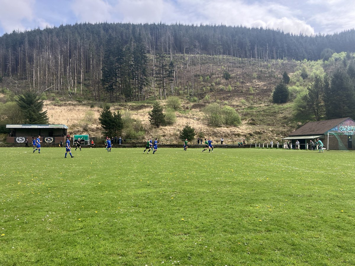 A stunning setting for Saturday's first #groundhopping game, <a href="/GwynfiU/">Gwynfi United F. C</a> v <a href="/AfanUnited_FC/">Afan United FC</a> reserves in the <a href="/PTLeague2324/">Port Talbot District League</a>. On my blog at stevebthegroundhopper.blogspot.com/2025/04/gwynfi…