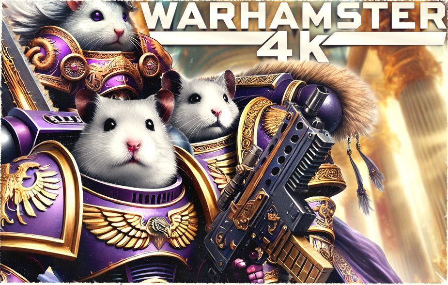 Warhamster4K's tweet image. Another day closer to greatness. Morning, soldiers! 🫡🔥💪 #WAR4K
 
#Solana #memeai #crypto  #warhammer40k #NFTs