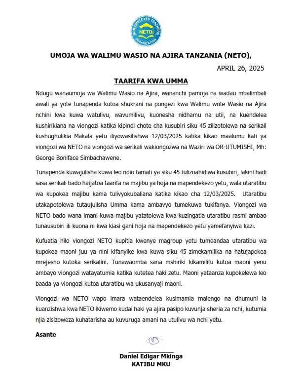 NON EMPLOYED TEACHERS ORG tweet media