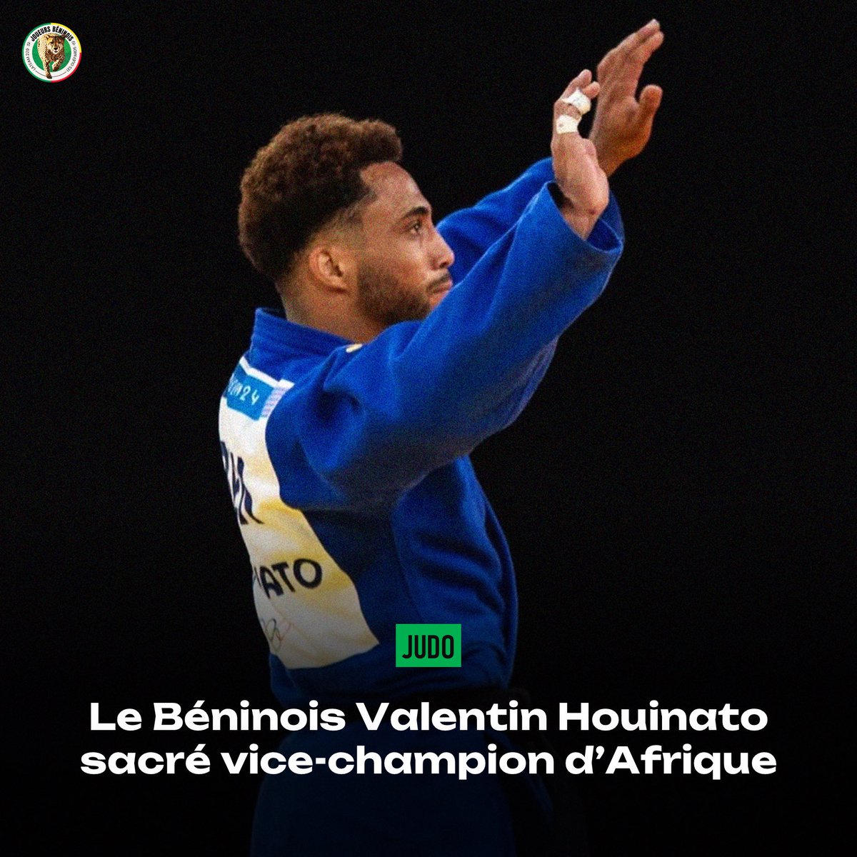 🚨🥋Valentin Houinato🇧🇯, représentant du Bénin aux 46e Championnats d’Afrique de Judo à Abidjan, a brillé avec une médaille d’argent remportée. Une première pour l’athlète et le pays🥈

🔗joueursbeninois.com/judo-le-benino…