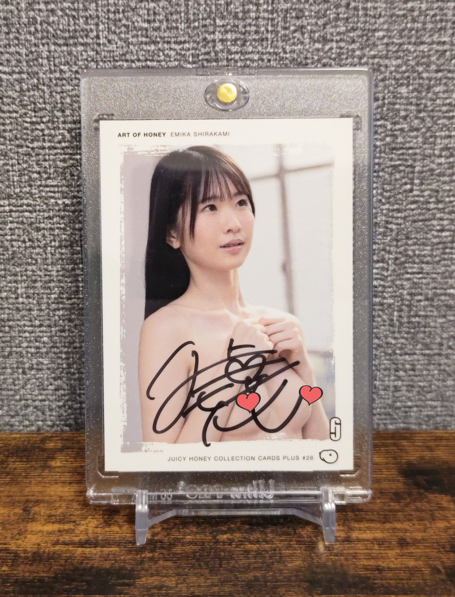 miru ジューシーハニー PLUS #26 メッセージ&直筆サインカード miru ジューシーハニー PLUS #26 メッセージ&直筆サインカード 未開封