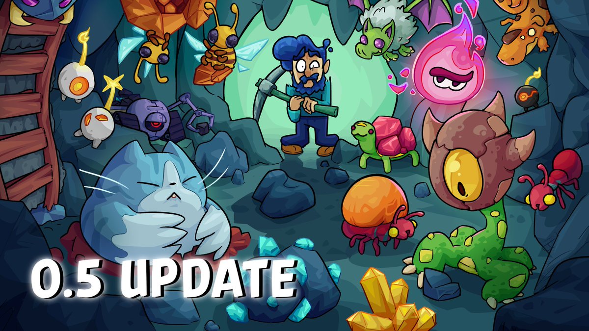 JanduSoft's tweet image. 🚀 Farlands is 35% OFF on Steam until May 10 — and Update 0.5 is live!

🌑 Steam Deck Verified
⛏️ New HAFNIR mine
🪓 Hostile mobs
💌 New events
🎮 Better performance

#Farlands #SteamDeals #Farming #Cozy