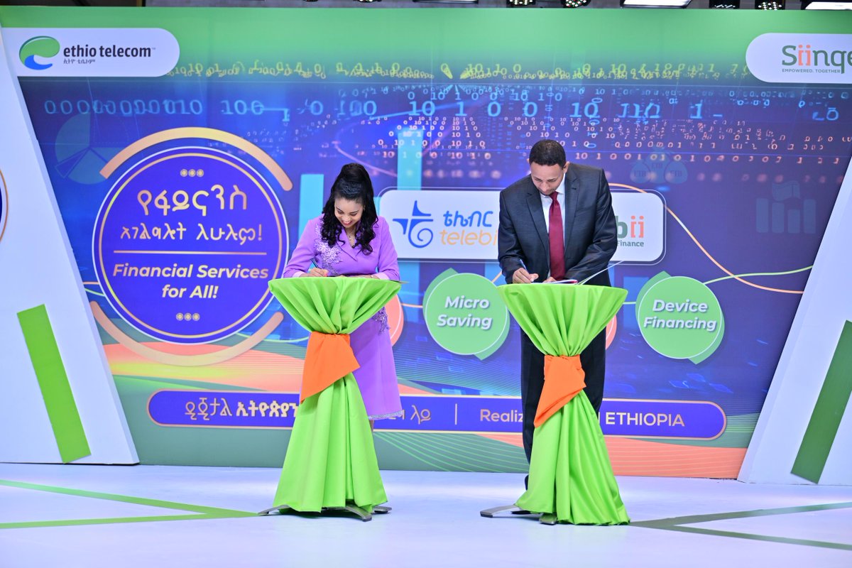 telebirr's tweet photo. This initiative fuels Ethiopia's Digital Transformation, empowering underserved communities & playing a key role in building a robust #digitaleconomy for all.
4/4
#FinancialInclusion #Devicefinancing #GSMA #ITU #WorldBank #OECD #G6countries
More: https://t.co/cp4ZqPE9EZ https://t.co/5szvG54mUi