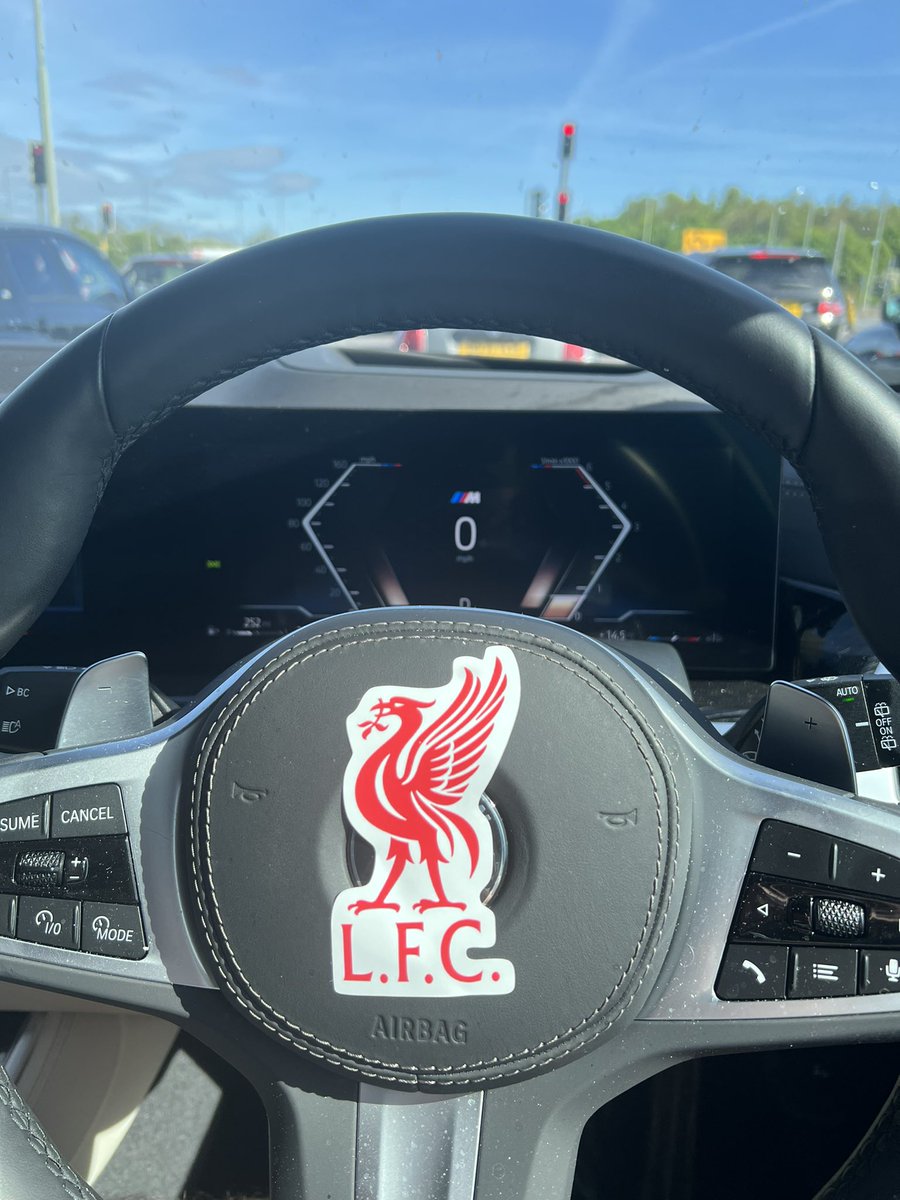 Gave my car an upgrade on the way up to the game