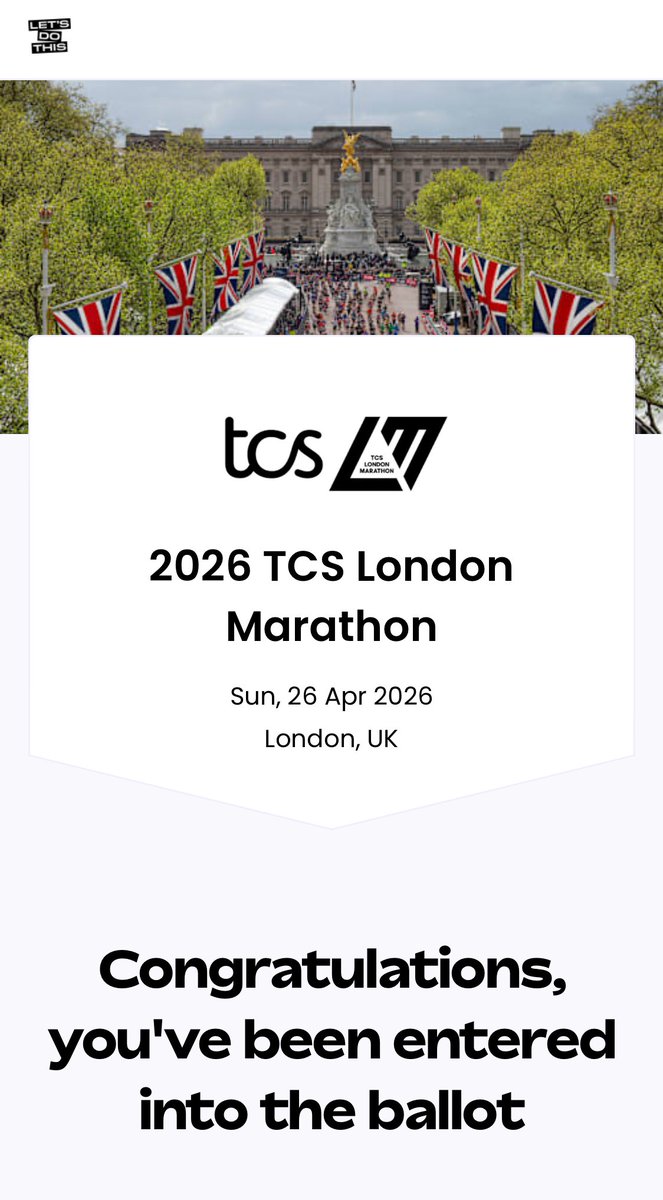 Annual ‘sorry, not this time’ email booked 😩