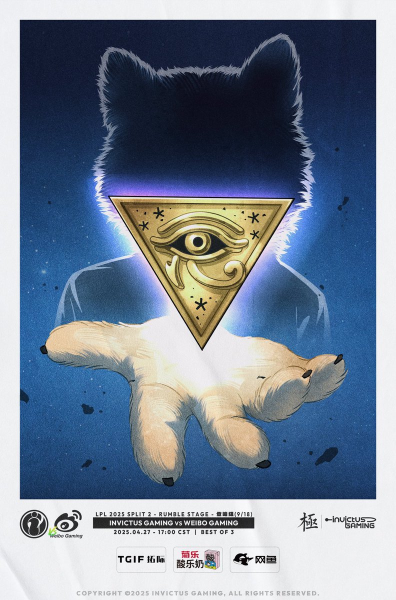 2025 LPL Split 2 Rumble Stage

4.27 iG VS WBG 17:00

Starting Lineup：TheShy、Jiejie、Rookie、GALA、Meiko
Solo Player：Rookie

#Lpl #iGWIN #GoInvictus