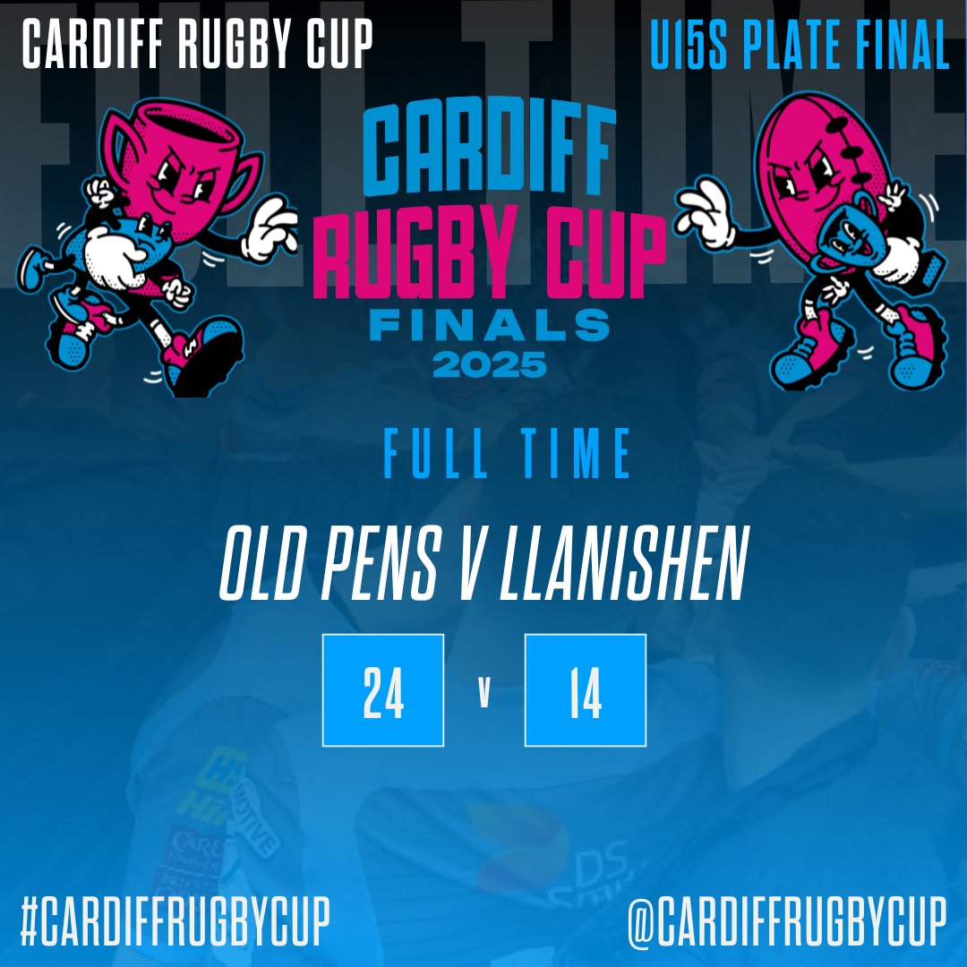 Cardiff Rugby Cup (@cardiffrugbycup) on Twitter photo 🏁 Full-time in the U15s Plate Final — and what a game to kick off Finals Day! 🔥🏉
<a href="/Old_Pens_RFC/">Official Old PensRFC</a> and <a href="/LlanishenRFC1/">Llanishen RFC & Community Event Hub</a> threw everything at it — massive shifts, big tackles, and pure passion from start to finish! 🙌👏
A huge well done to both teams for an epic battle and setting 🏁 Full-time in the U15s Plate Final — and what a game to kick off Finals Day! 🔥🏉
<a href="/Old_Pens_RFC/">Official Old PensRFC</a> and <a href="/LlanishenRFC1/">Llanishen RFC & Community Event Hub</a> threw everything at it — massive shifts, big tackles, and pure passion from start to finish! 🙌👏
A huge well done to both teams for an epic battle and setting