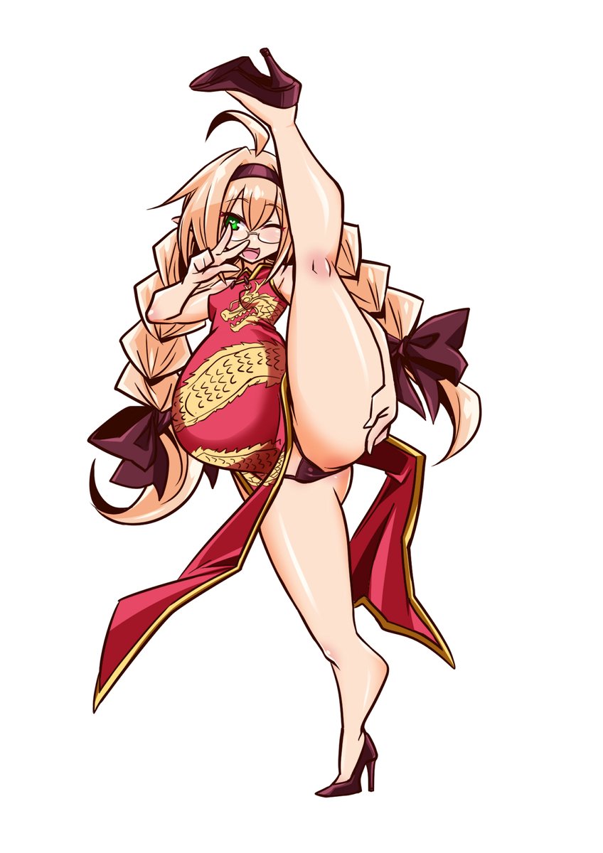 跳躍するボテ腹集