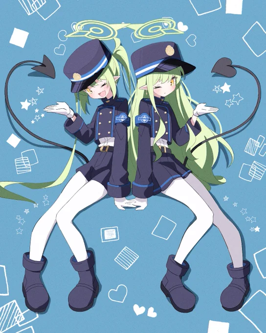 ノゾミとヒカリ#ブルアカ 