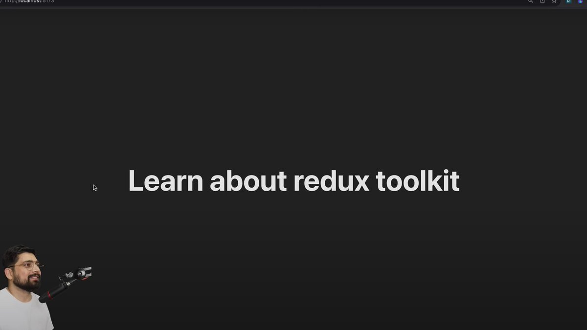 avnish_shuk4915's tweet image. Hey Guys! Today is the day when I am going to learn Redux-Toolkit from a course provided by @Hiteshdotcom on YouTube, where we are going to build one more todo list.
#reactjs #HappyCoder #javascriptdevelopment #lifeOfACoder #DevLife