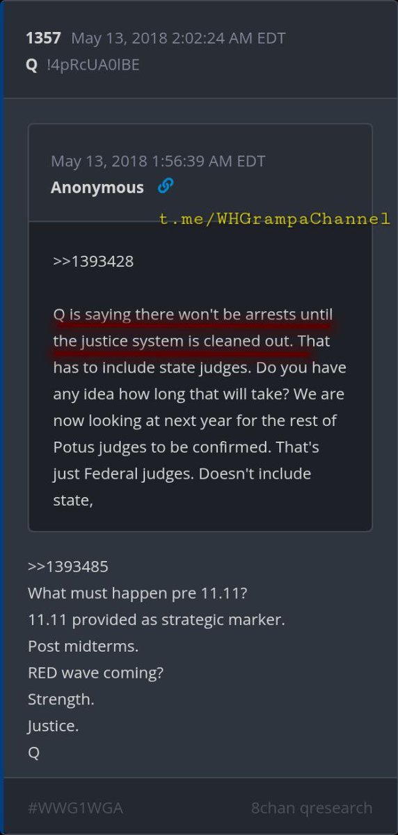 RedactedKelly45's tweet photo. When I see these drops and read some of what they say, I just can't believe that it's gonna take another year on arresting judges at any level! How many years must we that are totally awake must suffer? I just don't believe God will do us this way! 😢🙏🏻🇺🇲 https://t.co/YJnDzjnWB4