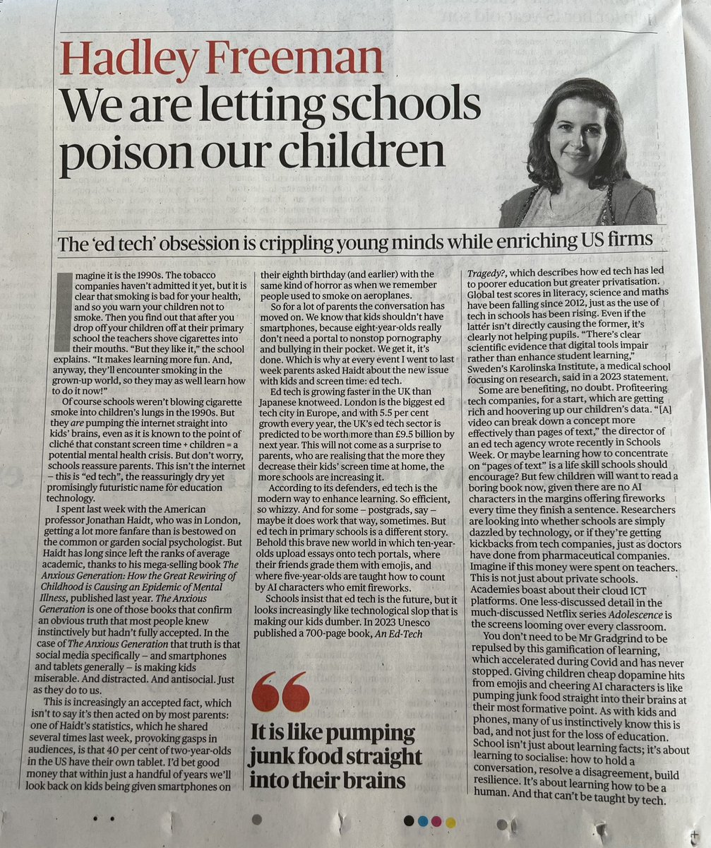 HeadGeog's tweet image. I have yet to work in any form of state secondary school where any of the below is even vaguely true! Ridiculous generalisms and sensationalism! 

@ottleyoconnor @Mjogalvin1 - your experience?