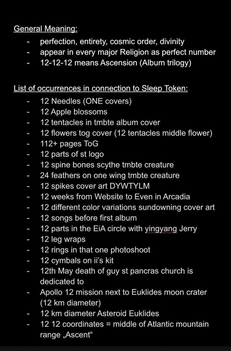 Sam_sun1567's tweet image. Updated Sleep Token 12 brainrot