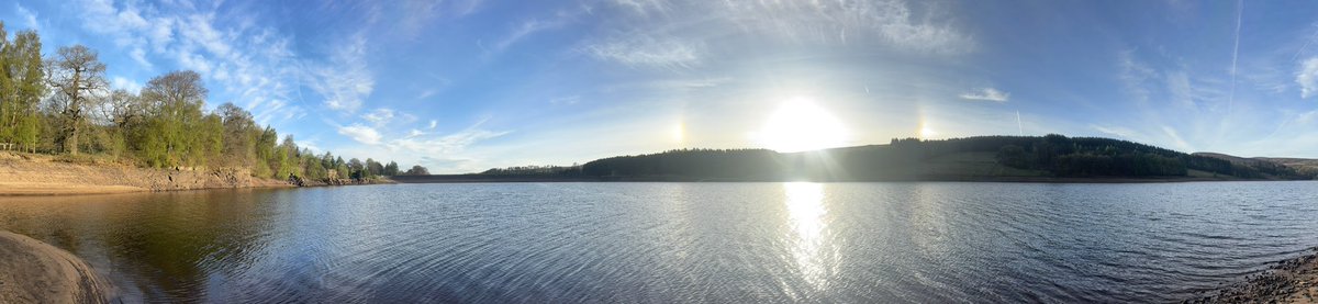 Errwood Reservoir this morning