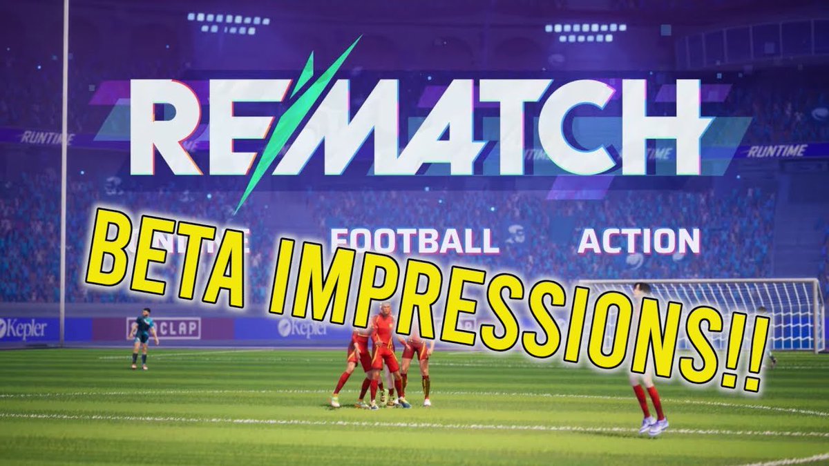 Graeme_Reaper7's tweet photo. New video time! 

Last weekend I tried out the beta for upcoming football game REMATCH from @sloclap

I absolutely loved it. It felt like a real breath of fresh air for the sports game space. Here’s why.

https://t.co/SoqjiJBCb8 https://t.co/QZhTKogqaG