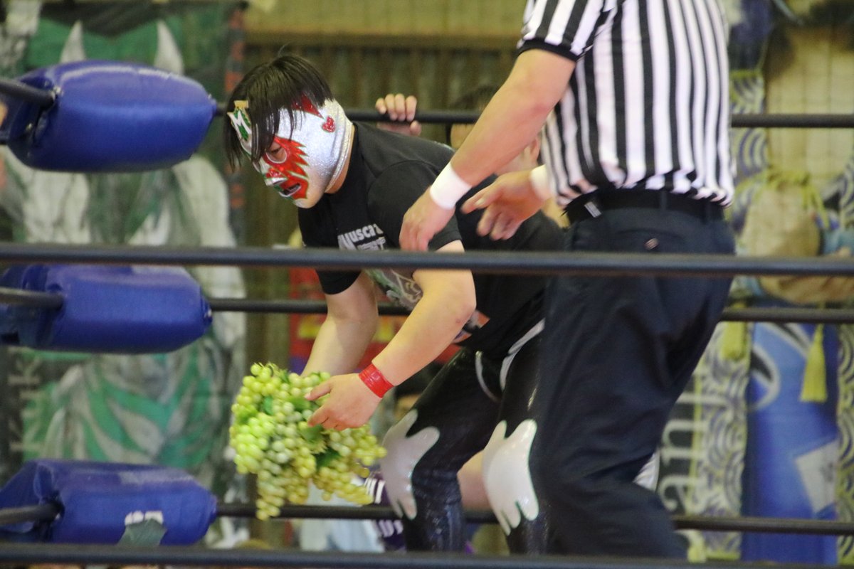 silentcoremp5sd's tweet photo. 初のOPG有漢大会

今日の主役は、ミル・マスカット 

#マスカットフィンガーフロムファーム
#MFFF
#OPG
#OPG有漢大会
#俺たちプロレス軍団 https://t.co/eBhHdLGygp