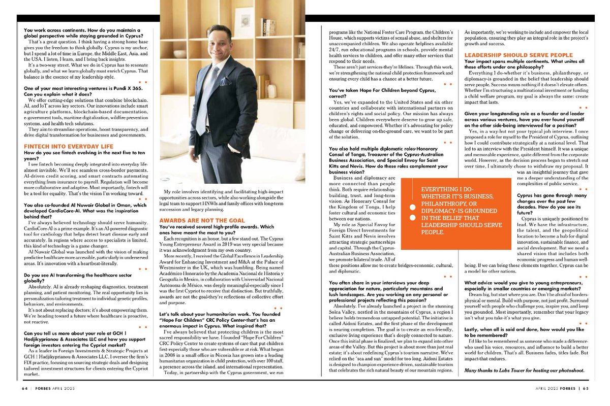 Proud to be featured on the cover of Forbes!
A journey of deals, diplomacy, and disruption — filled with challenges, lessons, and growth.
Grateful to my team and all who believed in the vision.
Read more: bmfo.eu/forbes
#Forbes #Leadership #Innovation #GlobalBusiness