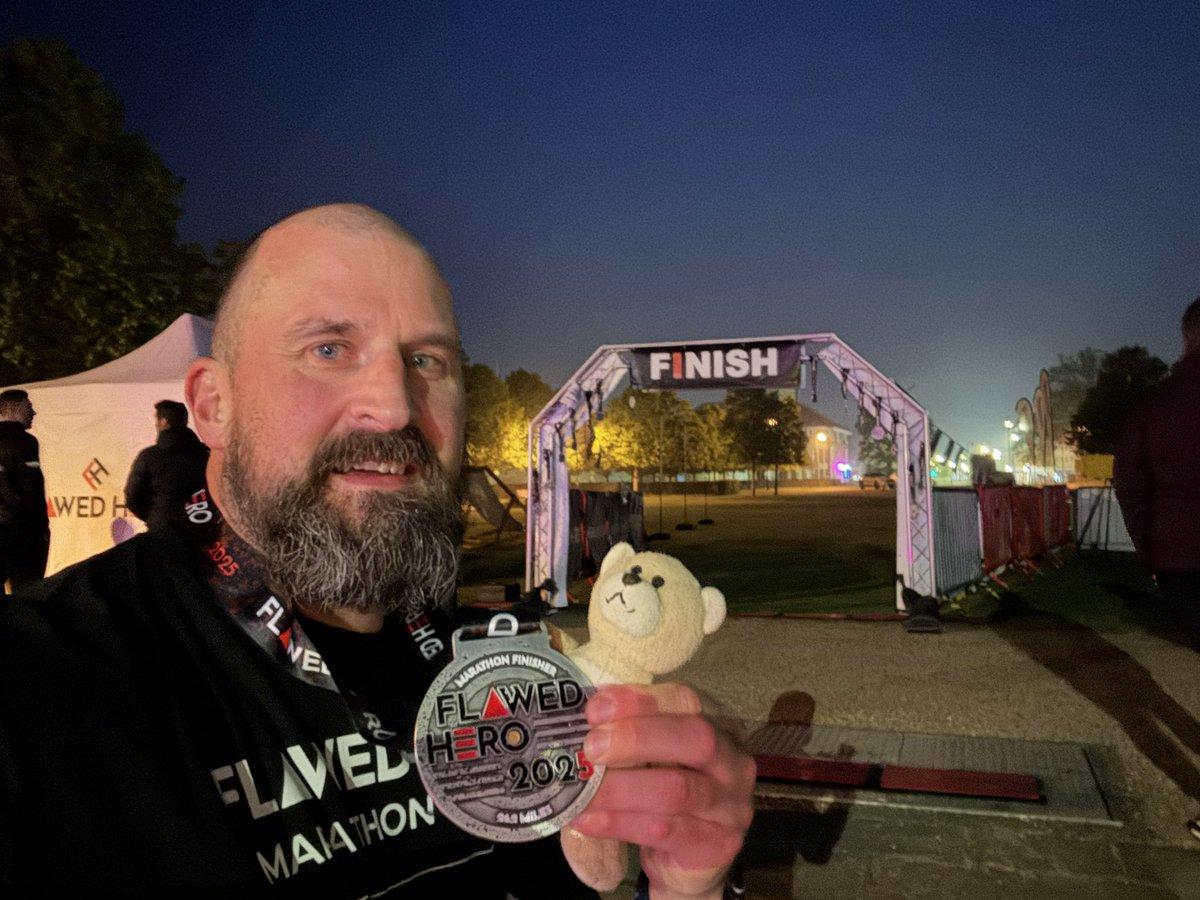 I am still buzzing from finishing Flawed Hero Marathon in the early hours of this morning in 4hr22min!!

One final push for donations (until 100km &amp; Endure24 in June 😉) Thank you all so, so much!

gofund.me/c9156e9b