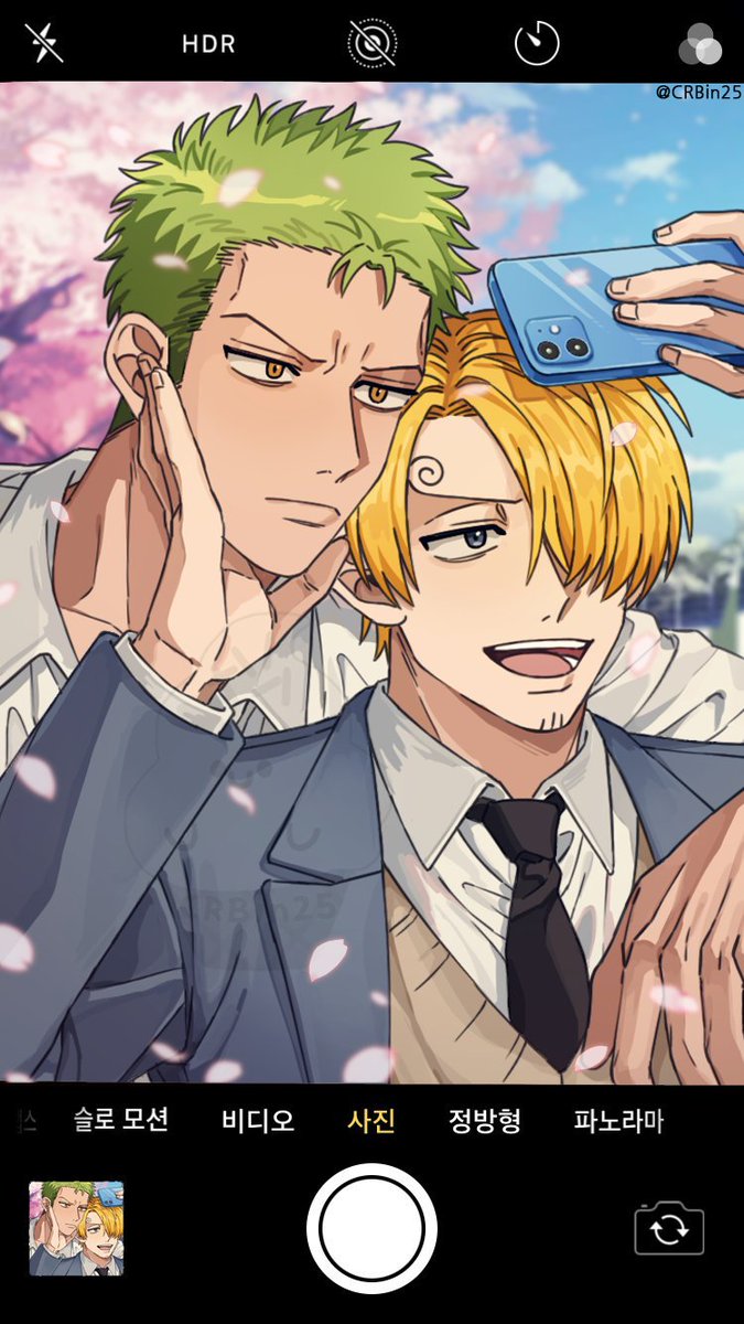 #zosan #ゾロサン  조로산 🌸
다 그렸더니 봄이 끝난 건에 대하여