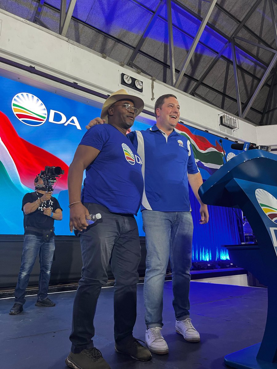 geordinhl's tweet photo. Today we welcomed Banele Majingo, who recently resigned as ANC leader in Cape Town and joined the DA, to his first DA rally for Freedom Day. 

His words were profound: “On 27 April 1994 our country achieved freedom. On 27 March 2025, when I joined the DA, I achieved my freedom.” https://t.co/8emM4WP9hd