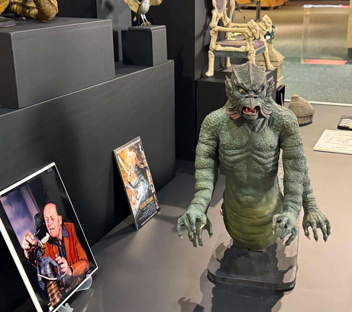 A reminder that today is the last chance to see the 'Ray Harryhausen: Miniature Models of the Silver Screen' exhibition at Kalamazoo Valley Museum!

Visitors today can attend a free, special in-depth panel discussion exploring Ray Harryhausen's enduring legacy that will be led by