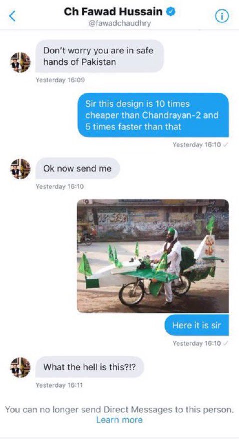 Bro literally troll Ex Pakistani Information and Science Minister 🔥🔥