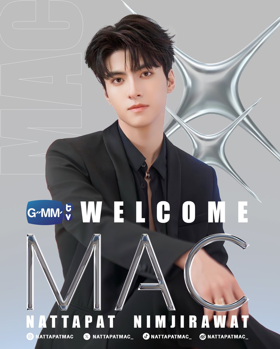 GMMTV (@gmmtv) on Twitter photo Welcome ‘Mac - Nattapat Nimjirawat' to GMMTV family.
IG: nattapatmac
X: <a href="/nattapatmac_/">Nattapat Nimjirawat</a>
TikTok: nattapatmac_
Weibo: nattapatmac_
#nattapatmac
#GMMTV Welcome ‘Mac - Nattapat Nimjirawat' to GMMTV family.
IG: nattapatmac
X: <a href="/nattapatmac_/">Nattapat Nimjirawat</a>
TikTok: nattapatmac_
Weibo: nattapatmac_
#nattapatmac
#GMMTV