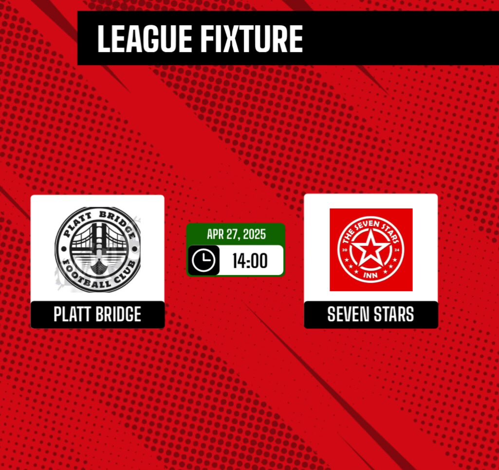 Final league game of the season against <a href="/plattbridgefc1/">Platt bridge fc</a>