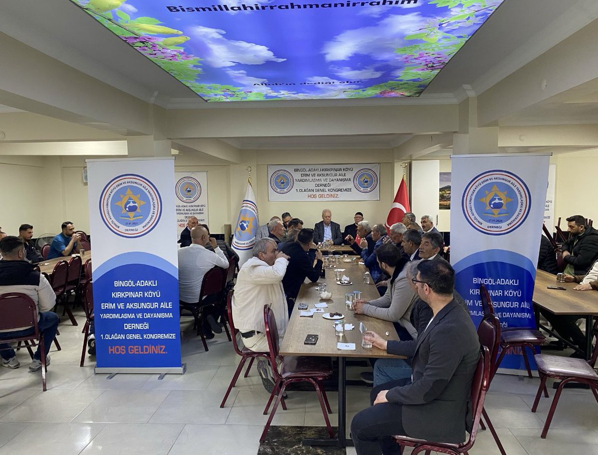 Erim ve Aksungur ailesinin derneğinin ilk kurultayını mülkiyeti kendi dernek adımıza olan yerimizde gerçekleştirdik derneğin kuruluşundan bugüne kadar emeği geçen tüm üyelerimize teşekkürler ve şükranlarımı sunuyorum✅🤲