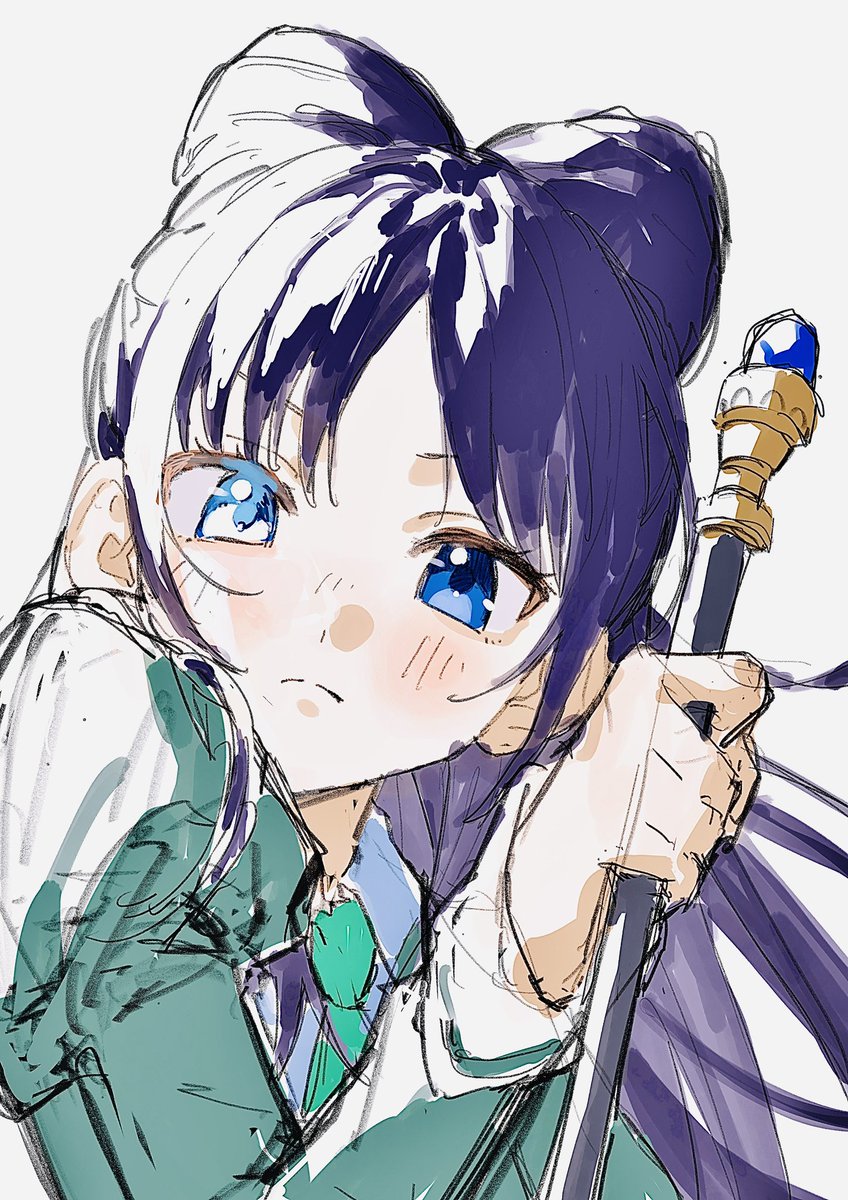 「今日のワンドロですウィッチウォッチの宮尾音夢です 」|㎡のイラスト