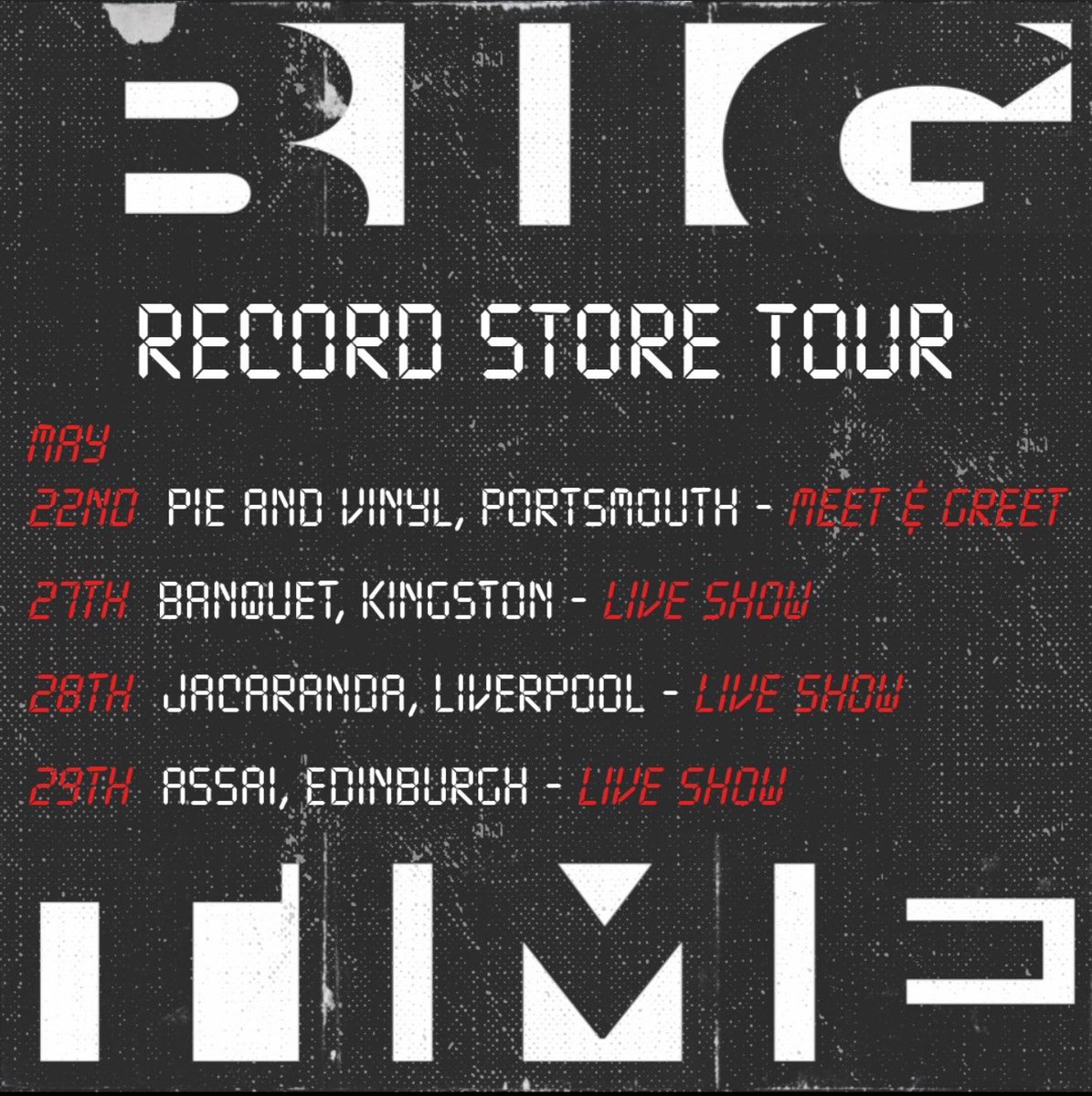 Some record store dates in the UK! 🇬🇧