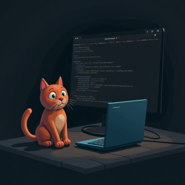 i've been trying to teach my cat to code
it keeps typing 'cat' into the terminal
i think it's trying to tell me something