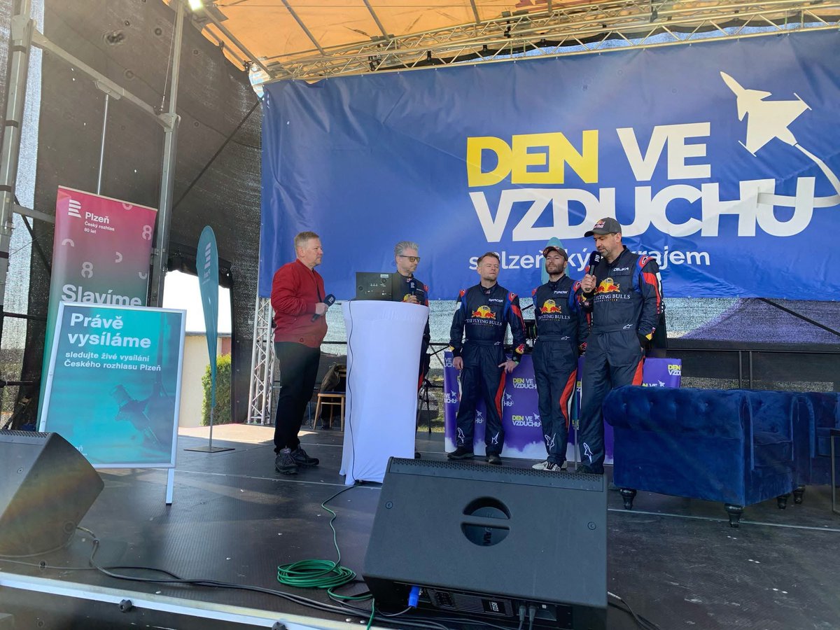 I dnes proběhlo živé vysílání ze Dne ve vzduchu v Plasích na všech platformách včetně DAB + Českého rozhlasu Plzeň.
