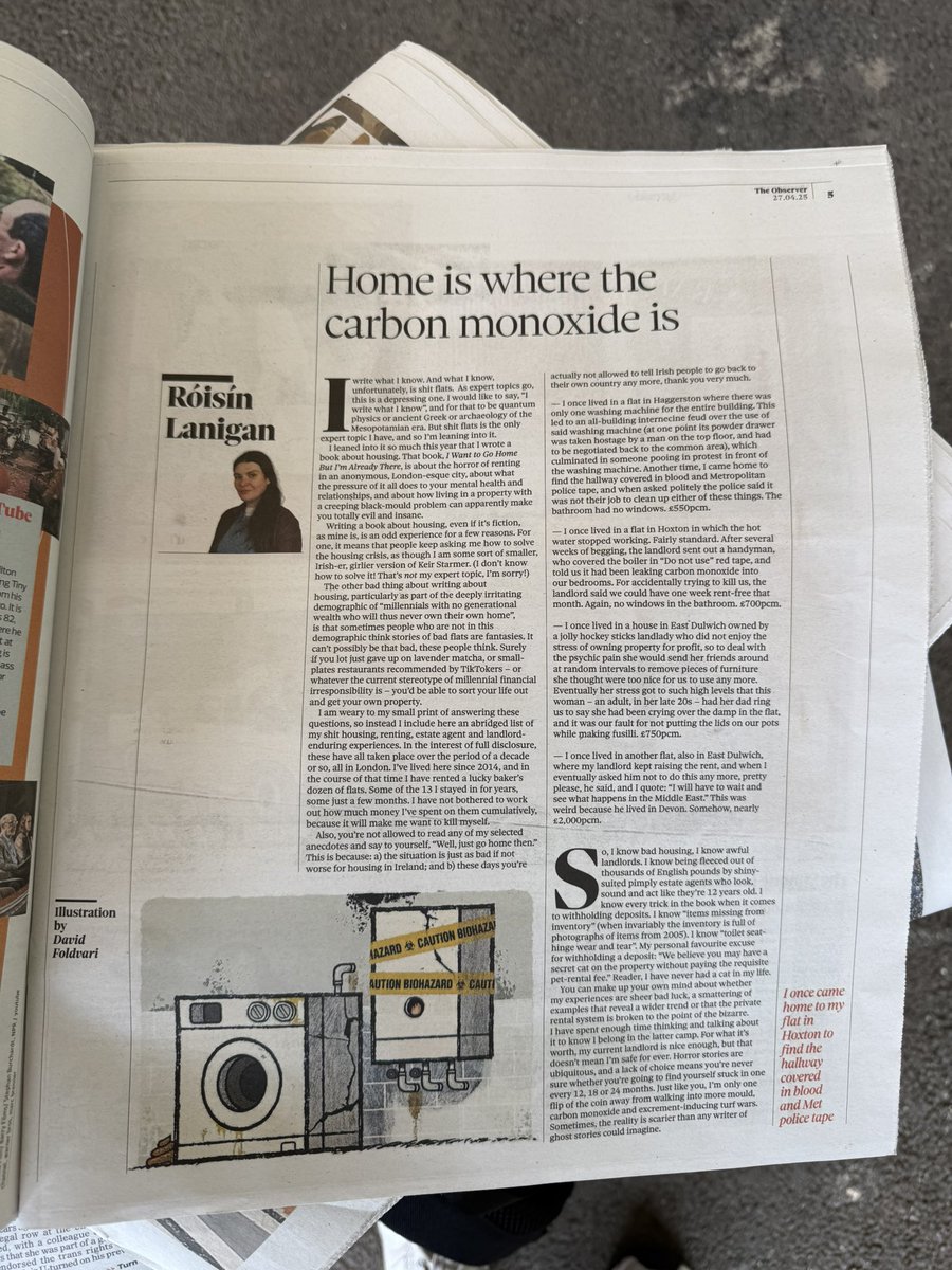 in the new observer this weekend with a column on a subject I’ve rarely spoken about before publicly