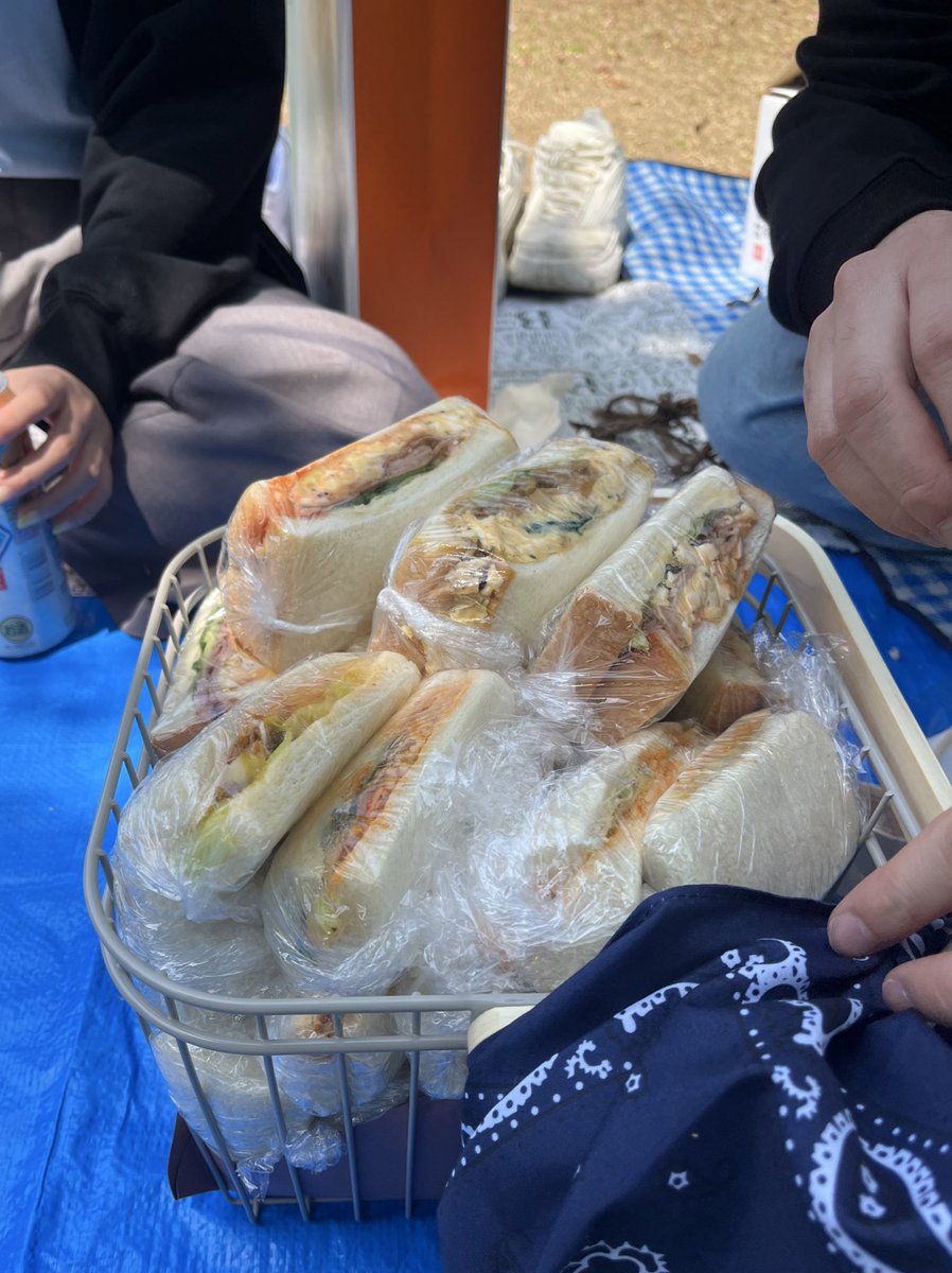 Ktmcha_27's tweet photo. 手作り🥪食べましたჱ̒՞ ̳ᴗ  ̫ ᴗ ̳՞꒱
美味しすぎてお料理できる男の子素敵♡となりました☺️笑
ピクニック楽しかったー！二次会もたのしかったー！誘ってくれてありがとう💗 https://t.co/EAONcsscIF