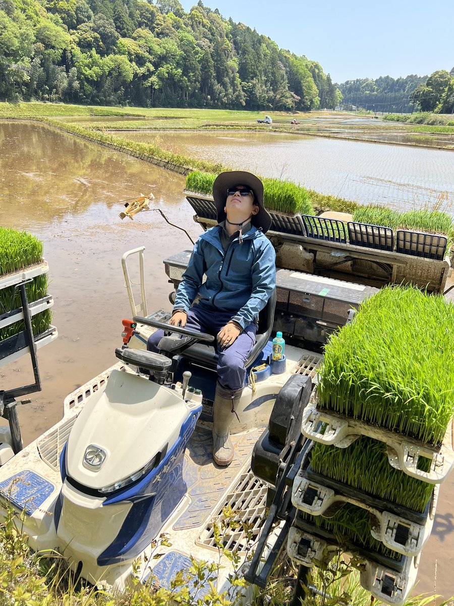 GWは全て田植えに捧げる米農家を応援してほしい。