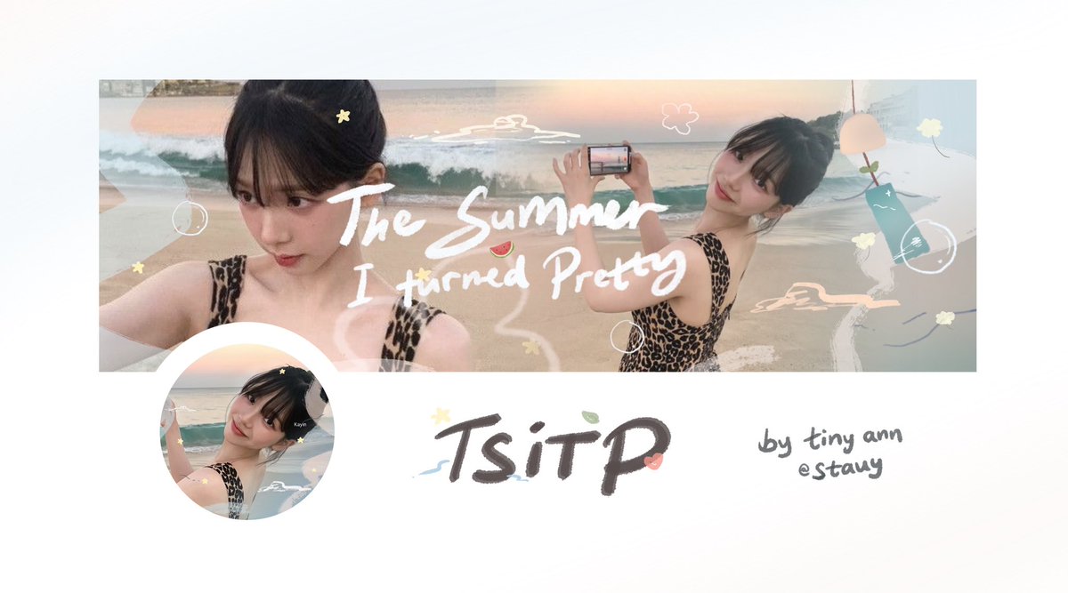 stauy's tweet image. help repost 🌊🌴🫧🐡🐚

kenalan sama layout baru ku #TSITP special edition menunggu the summer i turned pretty s3 💗 suka gaaak temen-temen? ⛅️

#zonauang